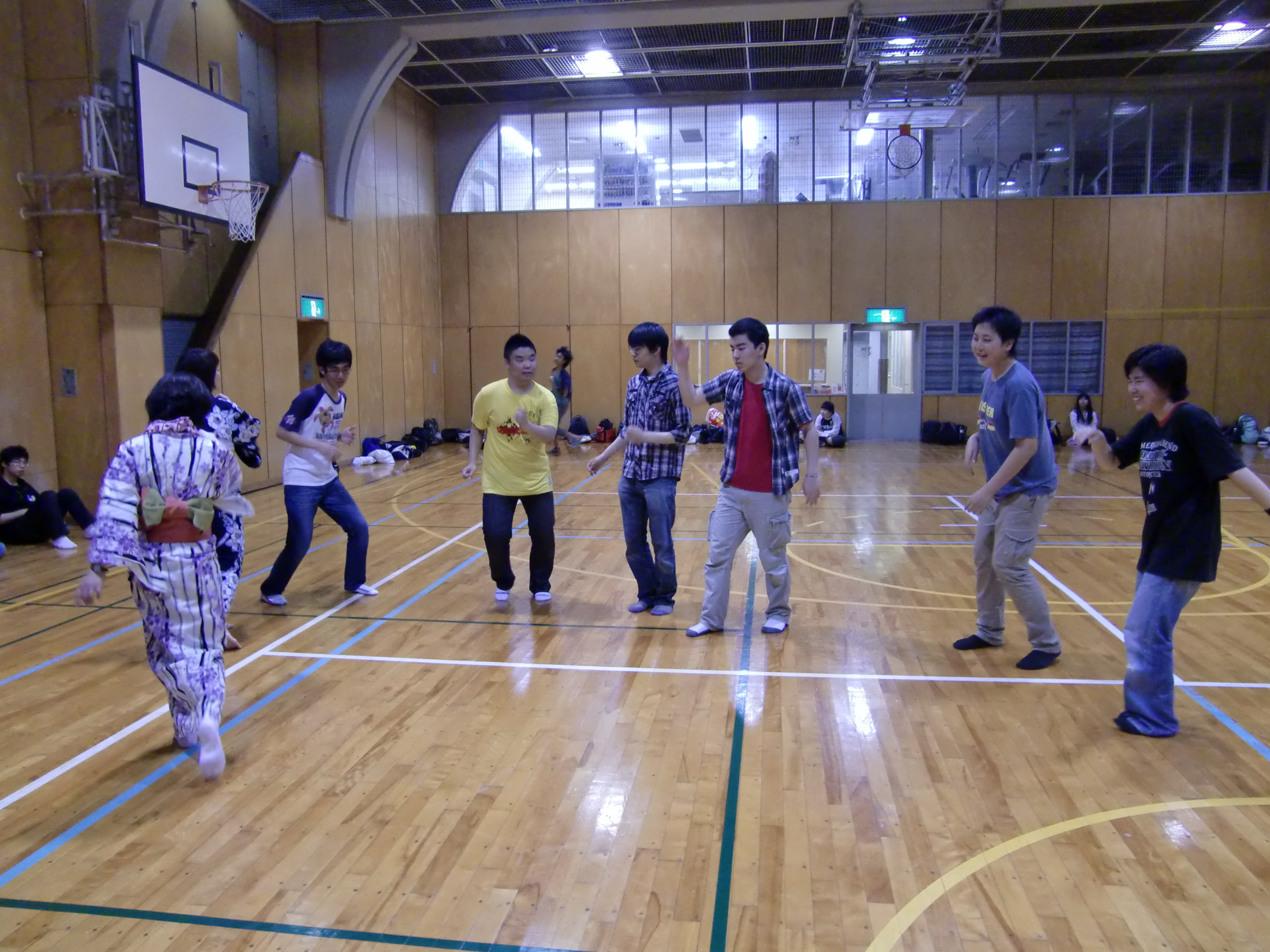 選択授業　日本文化を知ろう～盆踊り～