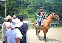 乗馬体験プログラム（午後）＜8月5日＞