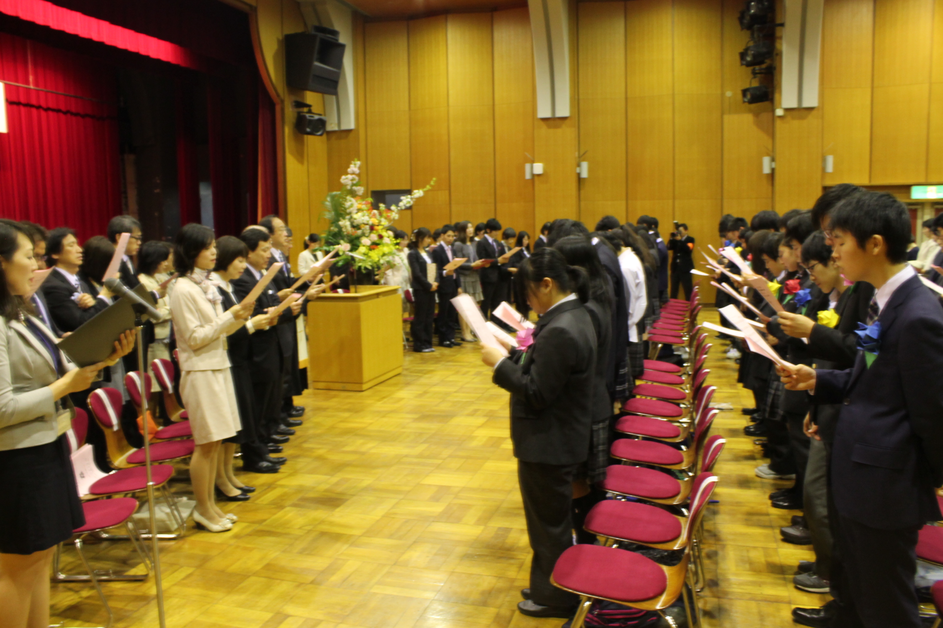 12期生　入学礼拝