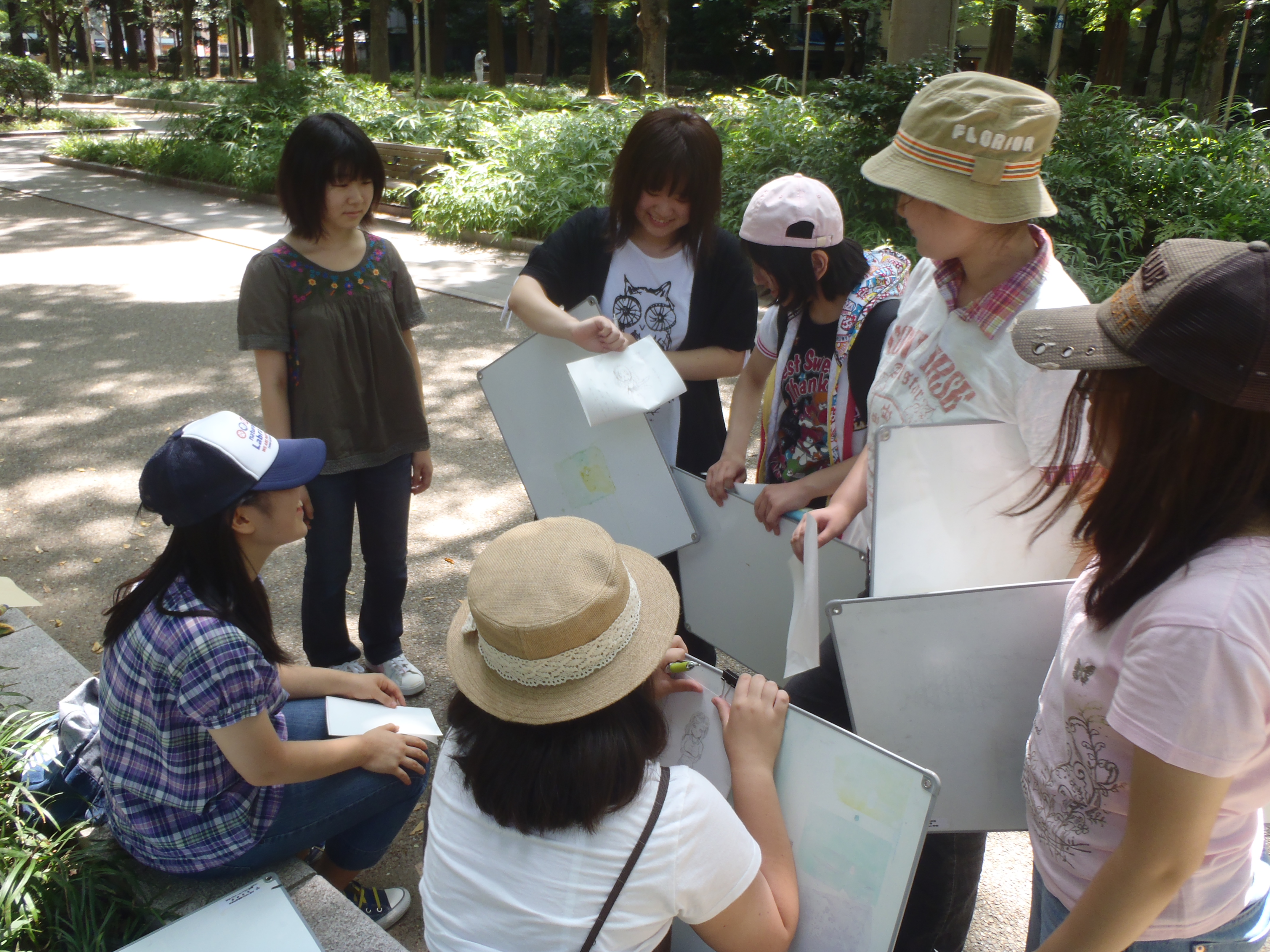 登校日活動報告【うつぼ公園へGO！】