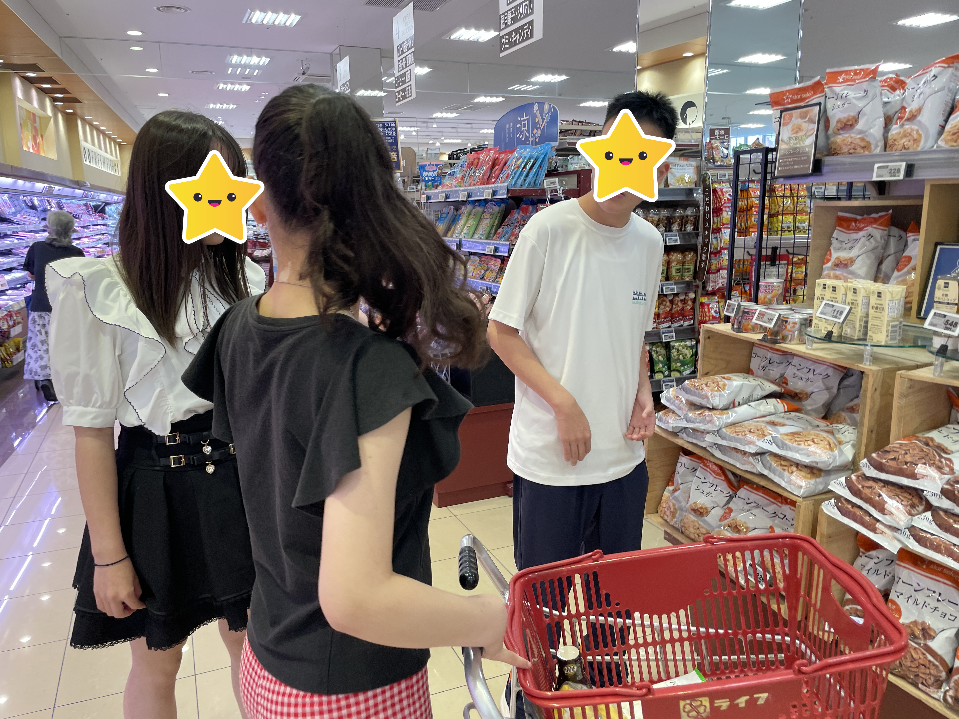 夏休みに入りました~ お疲れ様会+パフェ作り