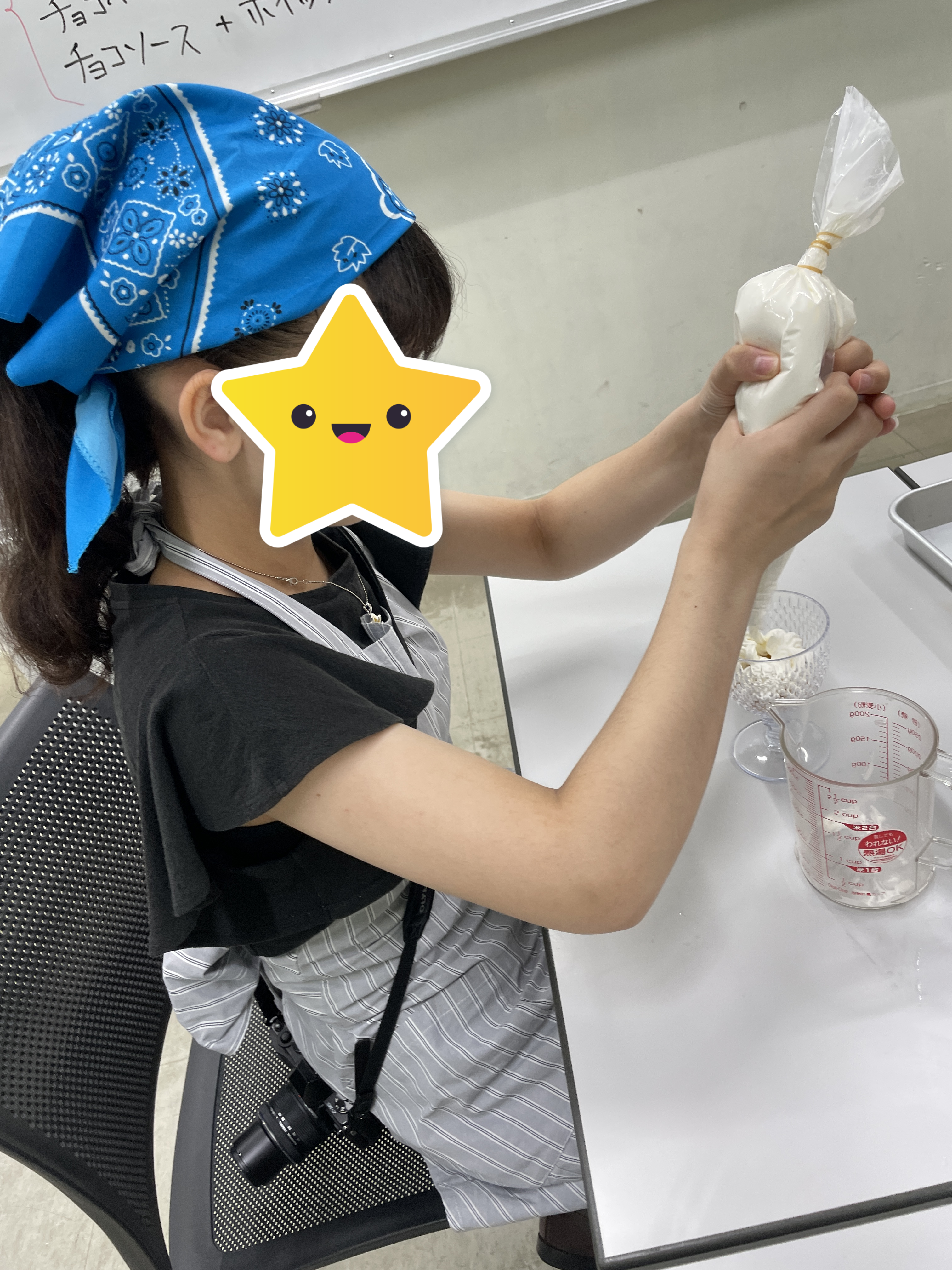 夏休みに入りました~ お疲れ様会+パフェ作り