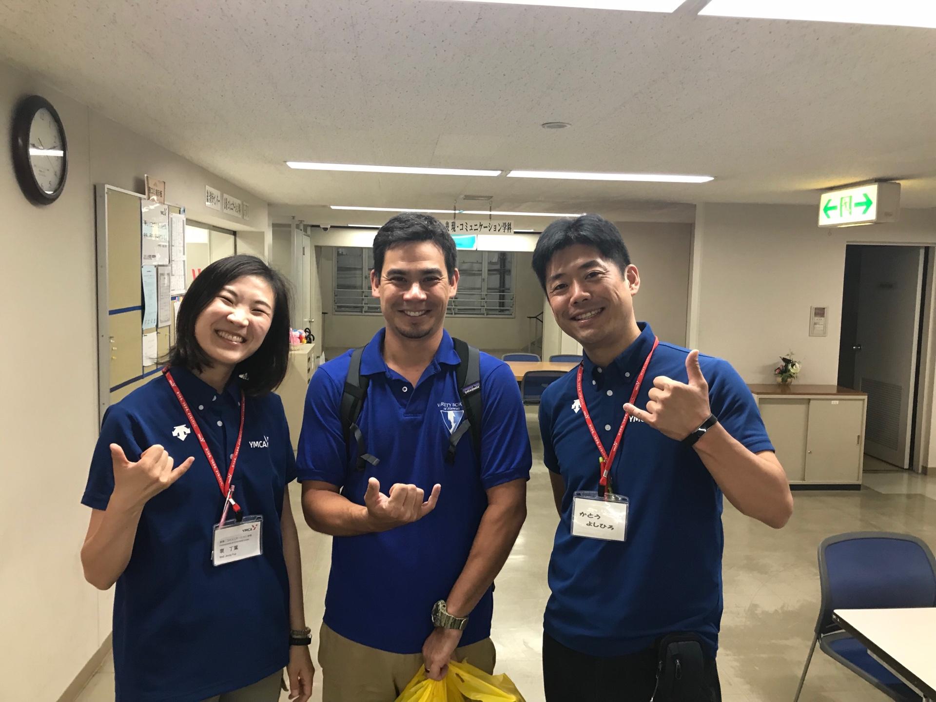 バラエティスクール（ハワイ）のスタッフ来日