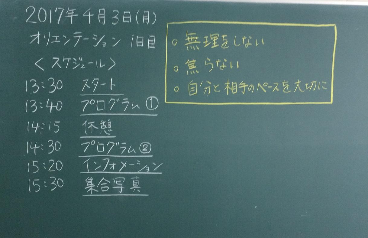 「今年も表コミに新しい風が吹き始めます。」１３期生・オリエンテーション   