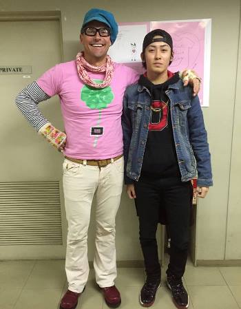 2016.02 Pink Shirt Day Lenny&Soichiro.jpg