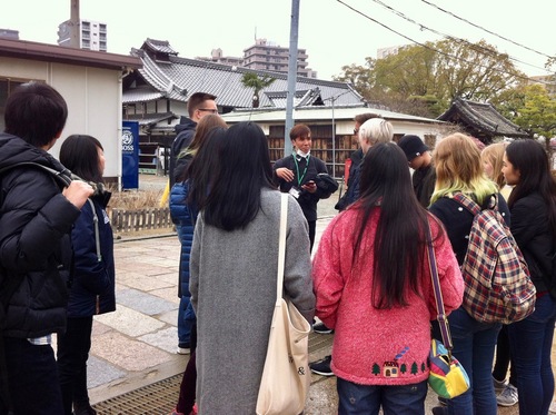 【3/13（月）　デンマークEIS・IHS Exchange Program・7日目　Osaka Group Tour】