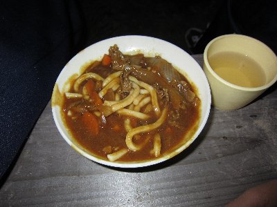 カレーうどん完成