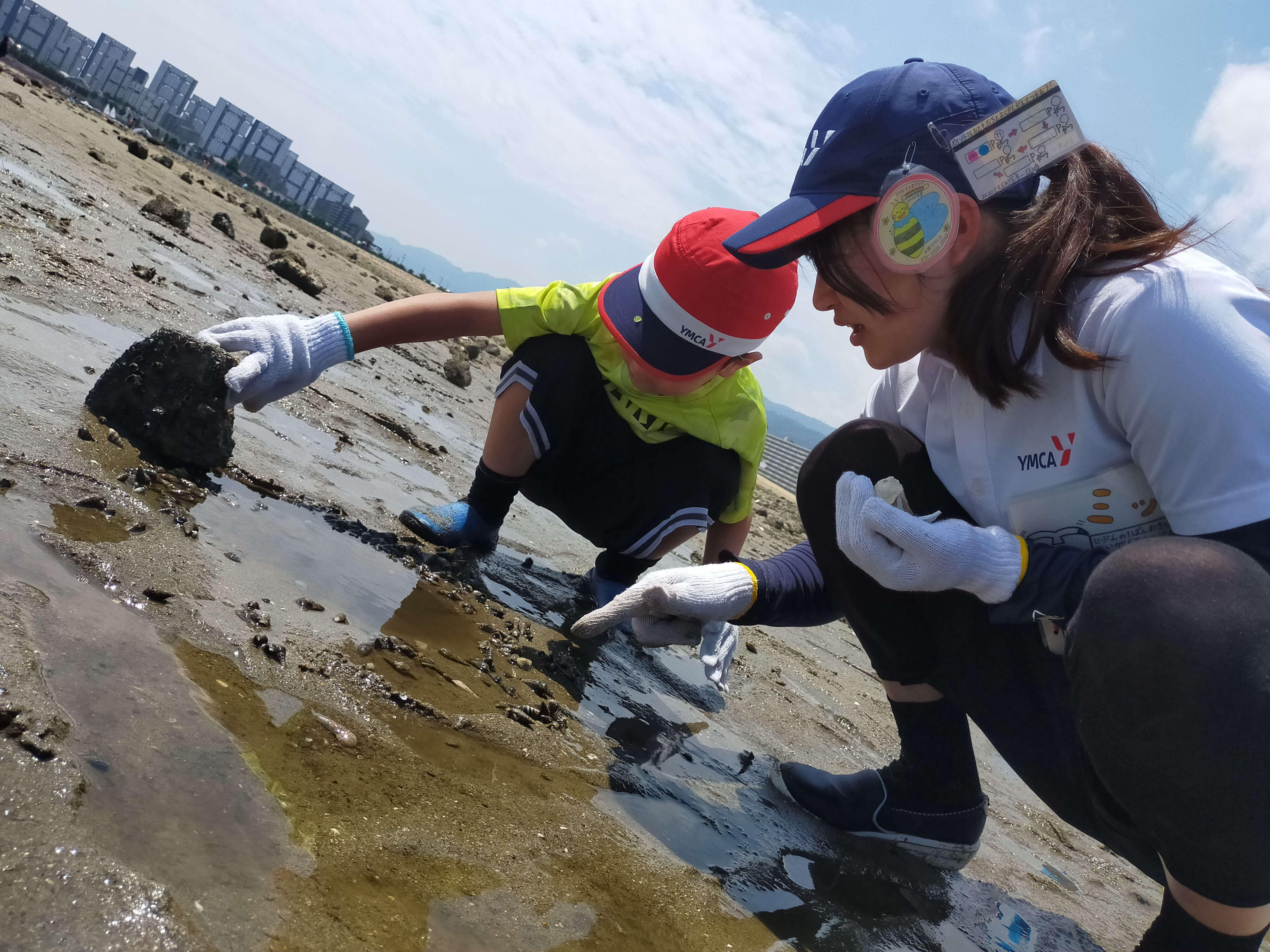 野遊びクラブ７月例会（芦屋浜）