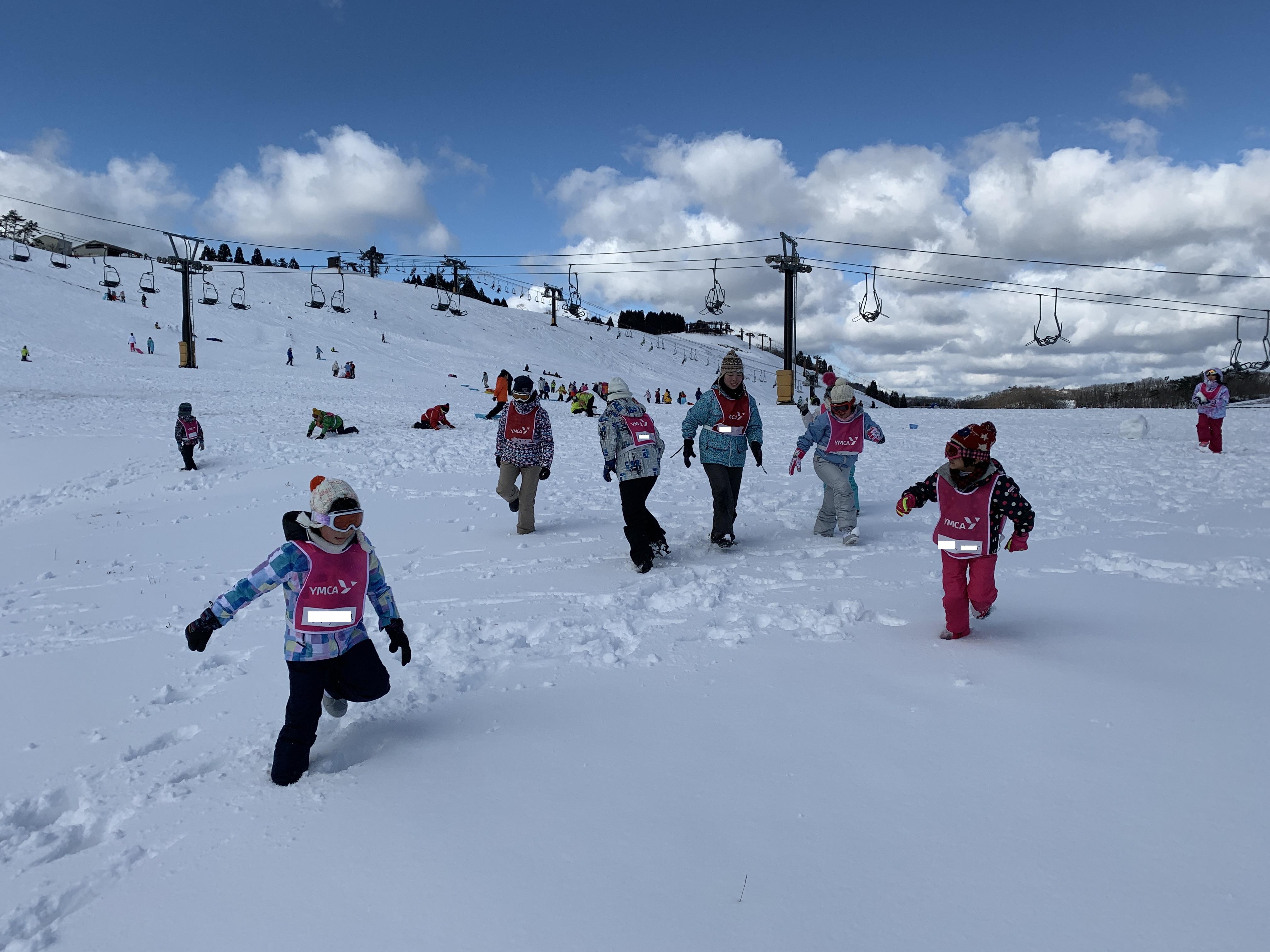 野遊クラブ2月例会・雪遊びキャンプ　箱館山